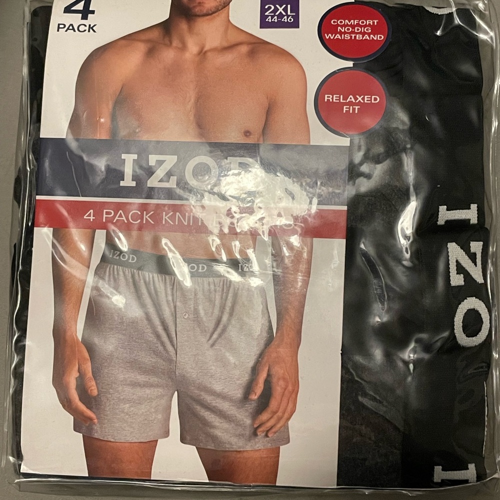 IZOD black boxers, never worn still in original package